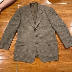 Wool and viscose, men’s sports blazer from Italy